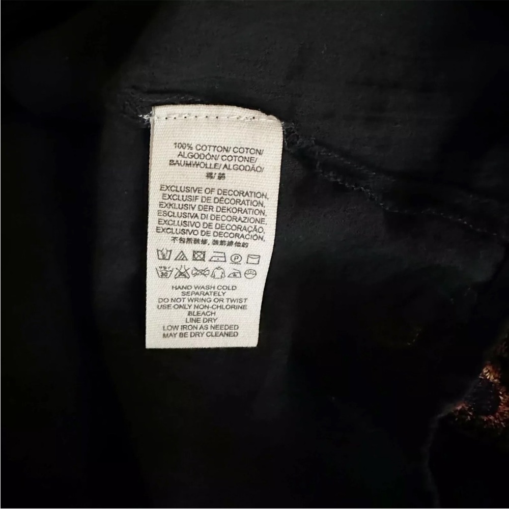 Free People Perfectly Victorian Black Embroidered Dress Short Sleeve - Picture 14 of 14